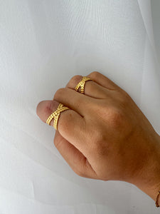 Daena - Waterproof Resizable Double Layer Ring