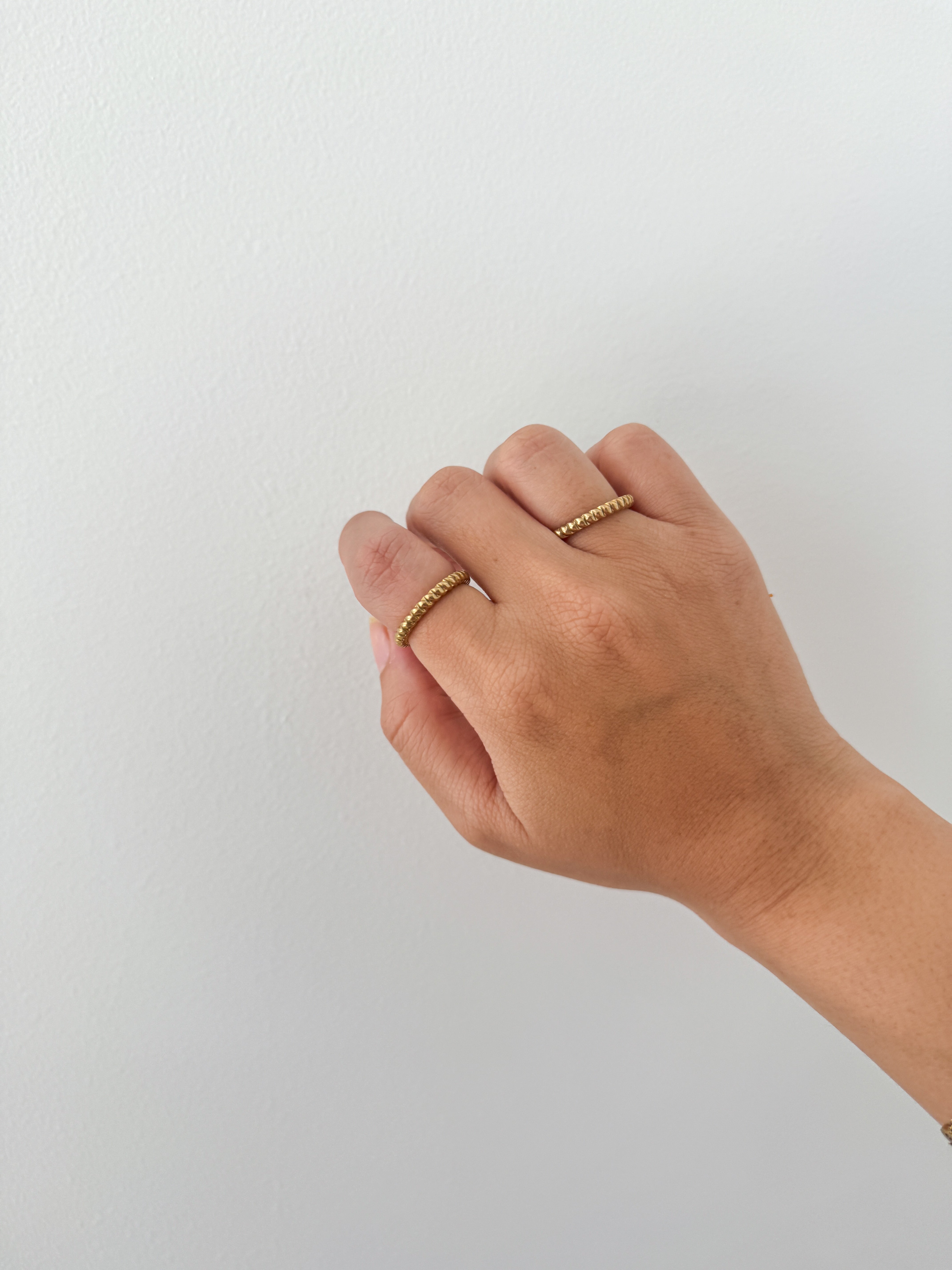 Jennifer - Waterproof Thick Statement Rope Ring