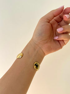 Lina - Waterproof Thick Wavy Cuff Bangle