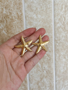 Ocean Starfish Waterproof Statement Earrings