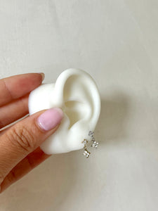 Tiffany - Waterproof Flower Clover Dangle Studs