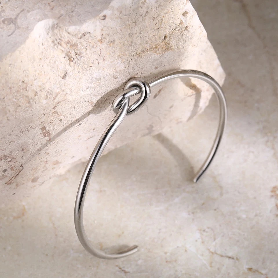 Alicia - Waterproof Knot Cuff Bangle