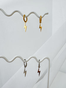 Christina - Waterproof Multiway Lightning Bolt Hoops