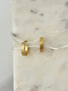 Aurelia - Waterproof Embossedm Hoops