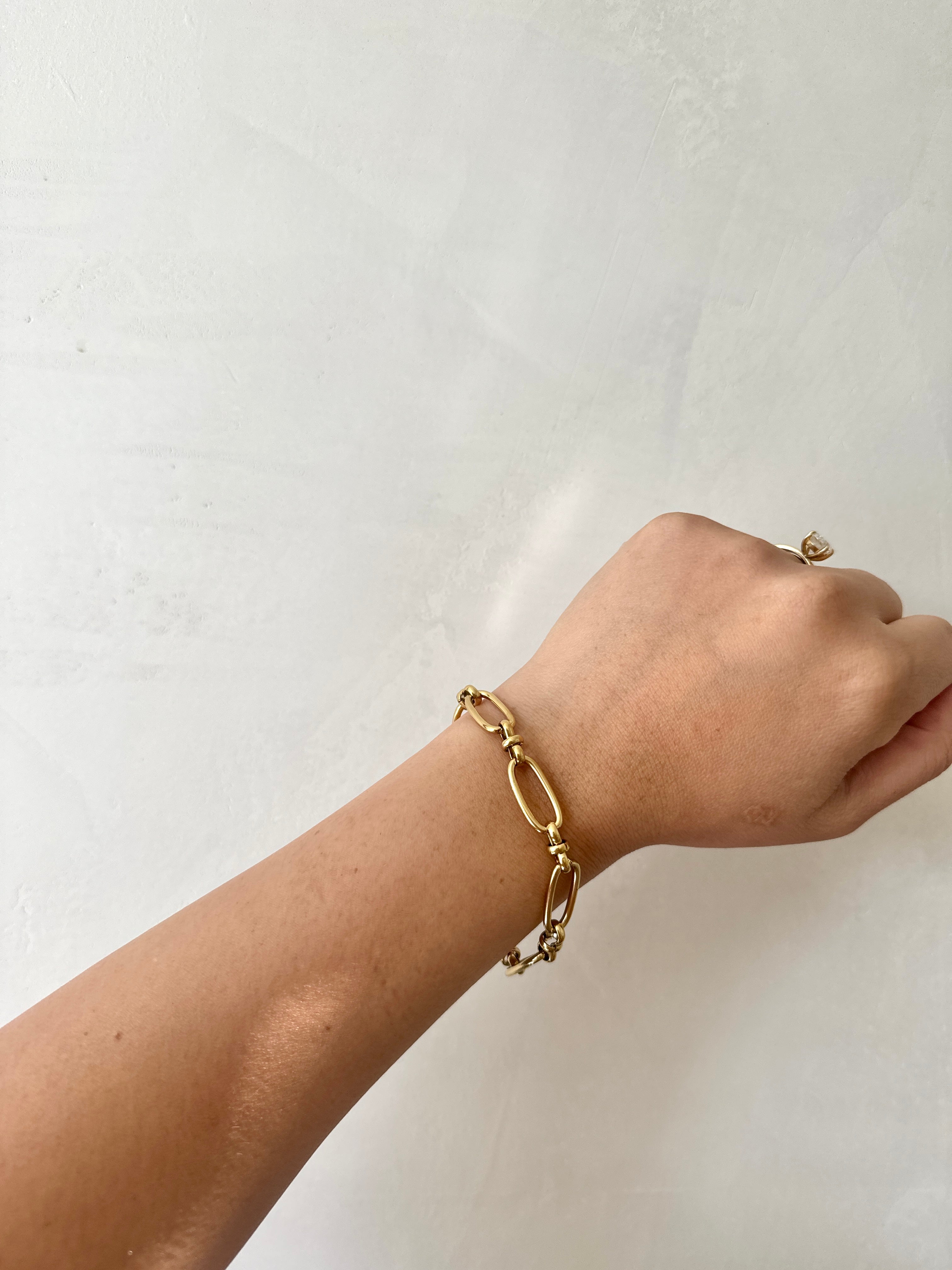 Faye - Waterproof Thick Chain Link Bracelet