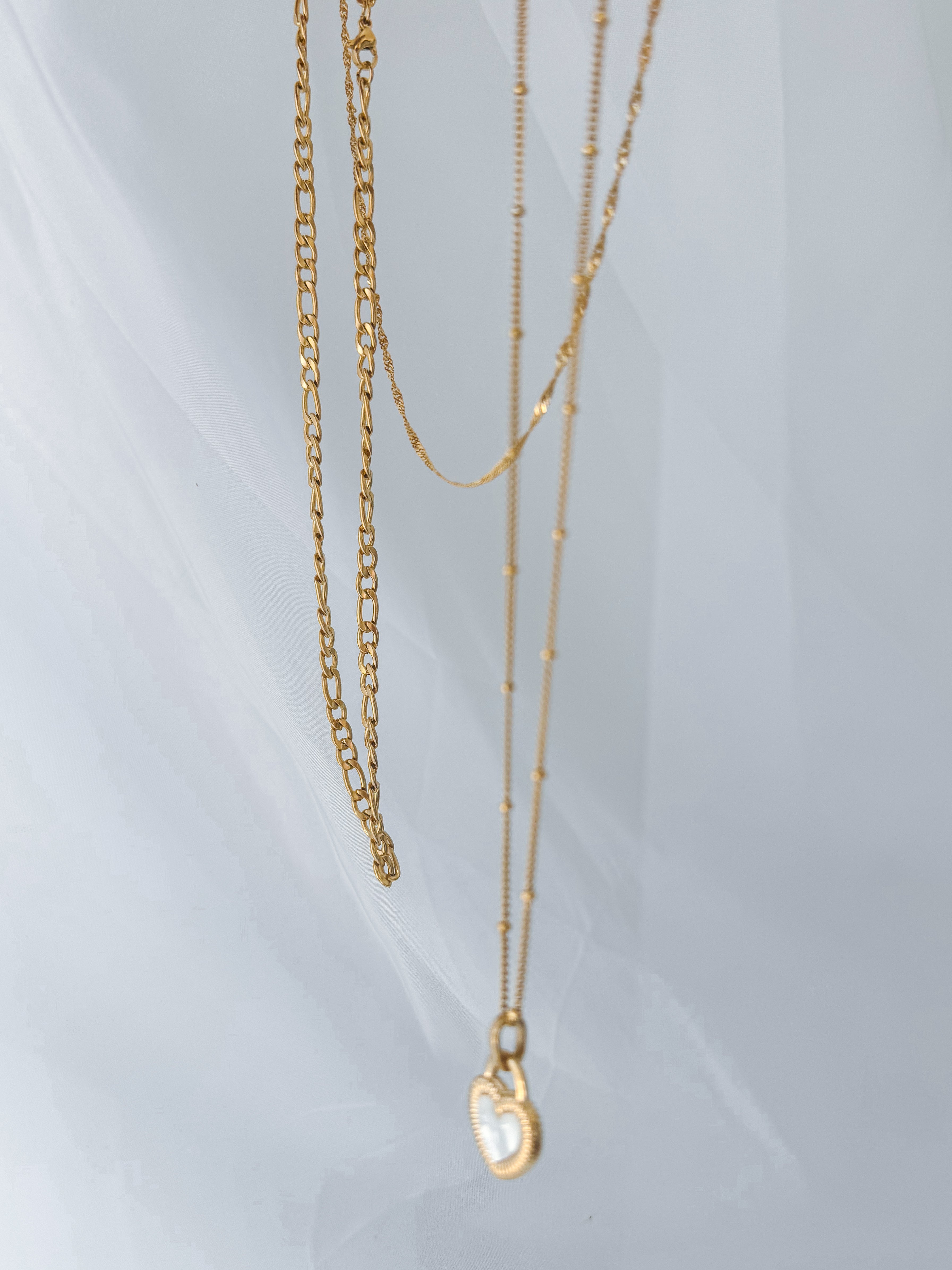 Caity - Waterproof Figaro Chain Necklace