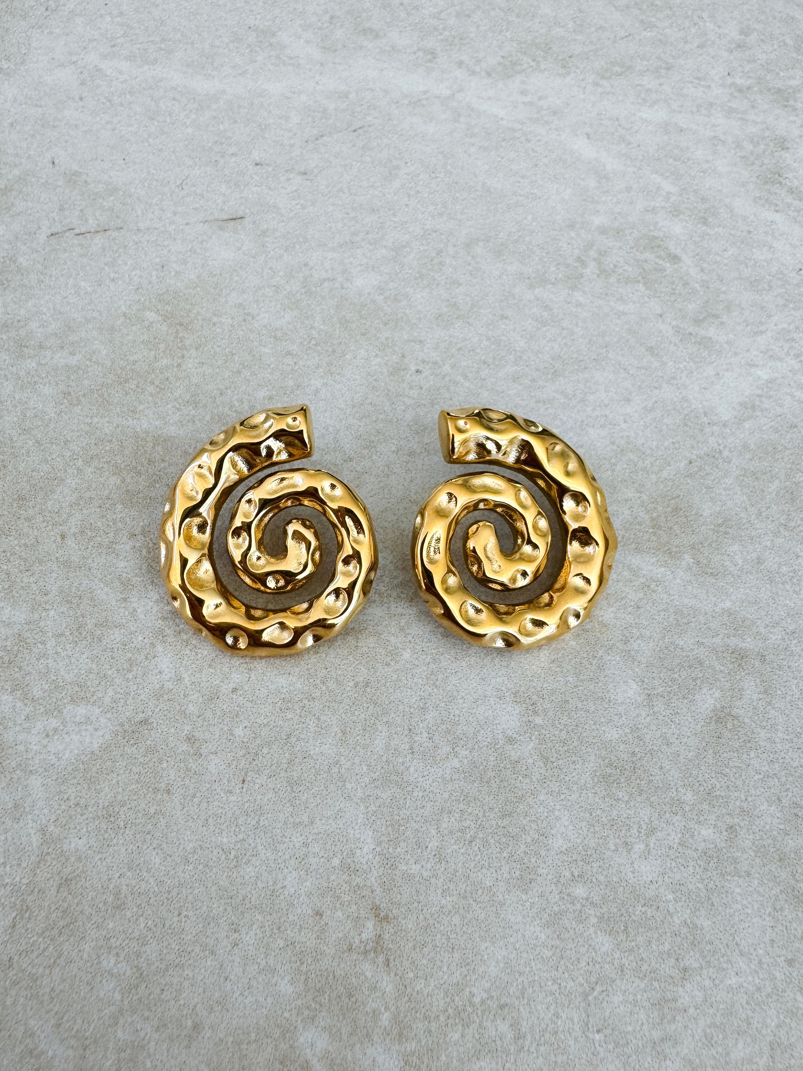 Brielle - Waterproof Vintage Swirl Earrings