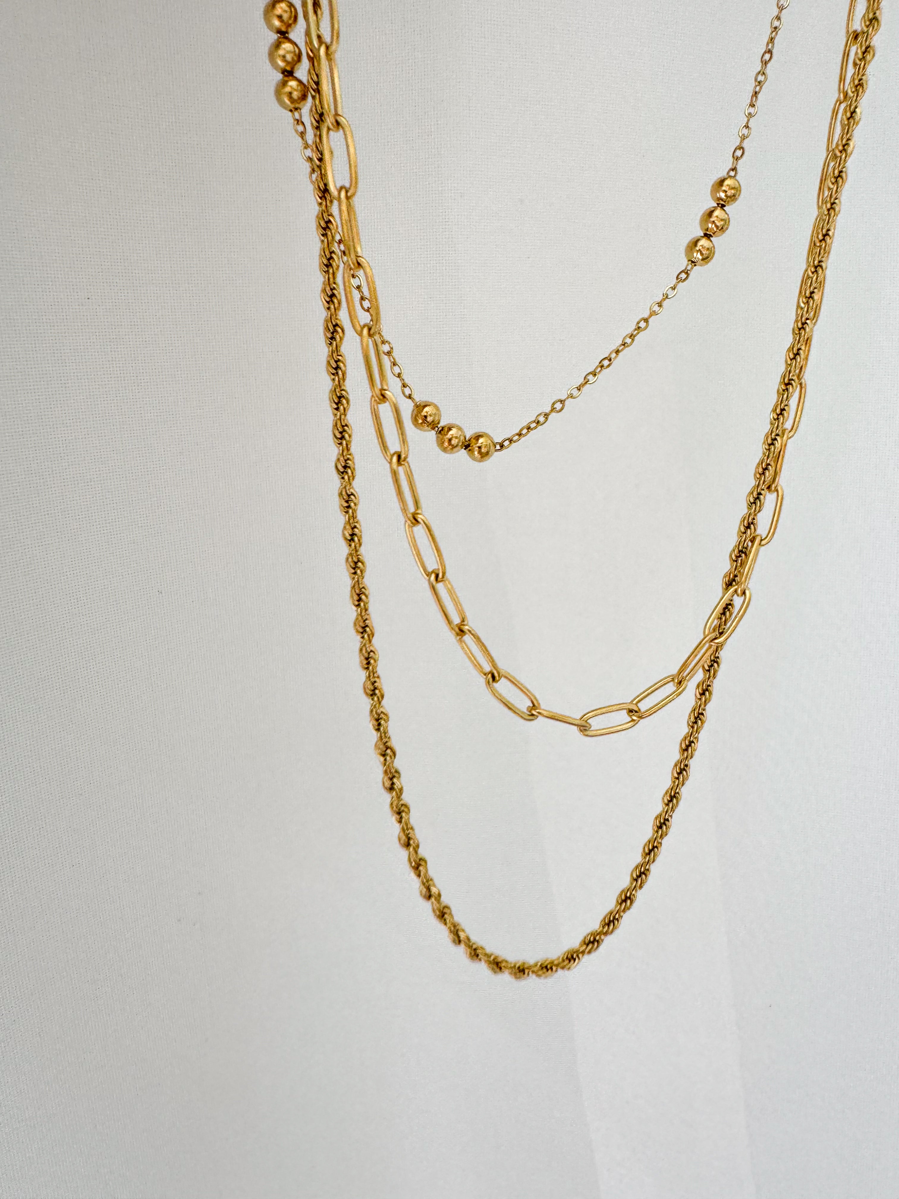 Marlie - Waterproof Triple Layer Necklace