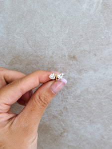 Crystal Heart - Waterproof Studs