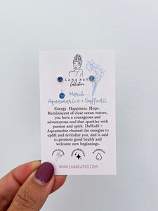 Birthstone Waterproof Earrings (Studs)