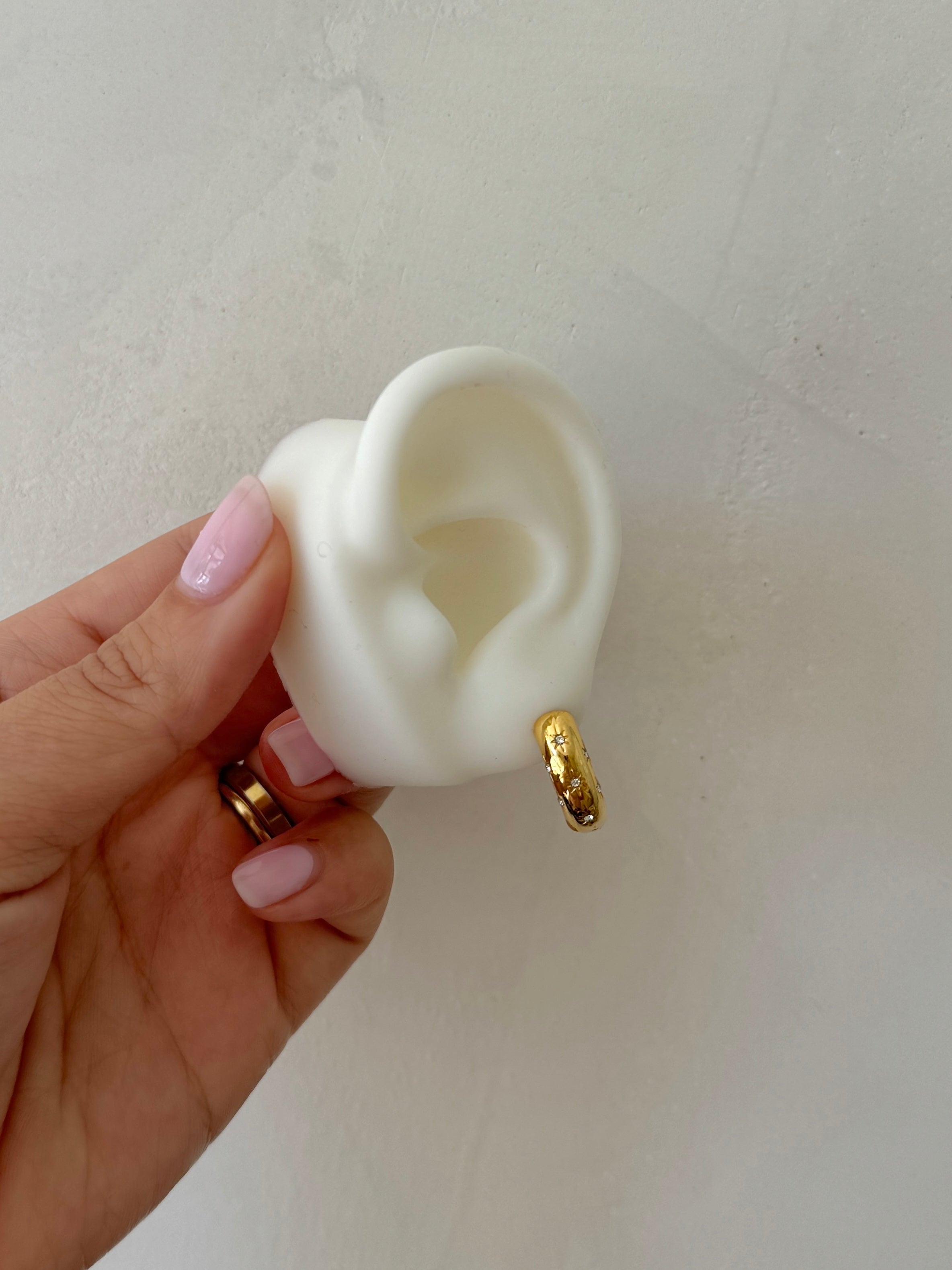 Florence - Waterproof Thick Statement Star Hoops