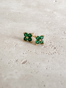 Tiffany - Flower Stone Studs