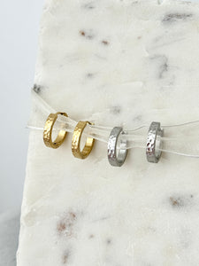 Aurelia - Waterproof Embossedm Hoops