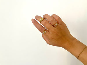 Amber - Waterproof Circle Sun Ray Ring