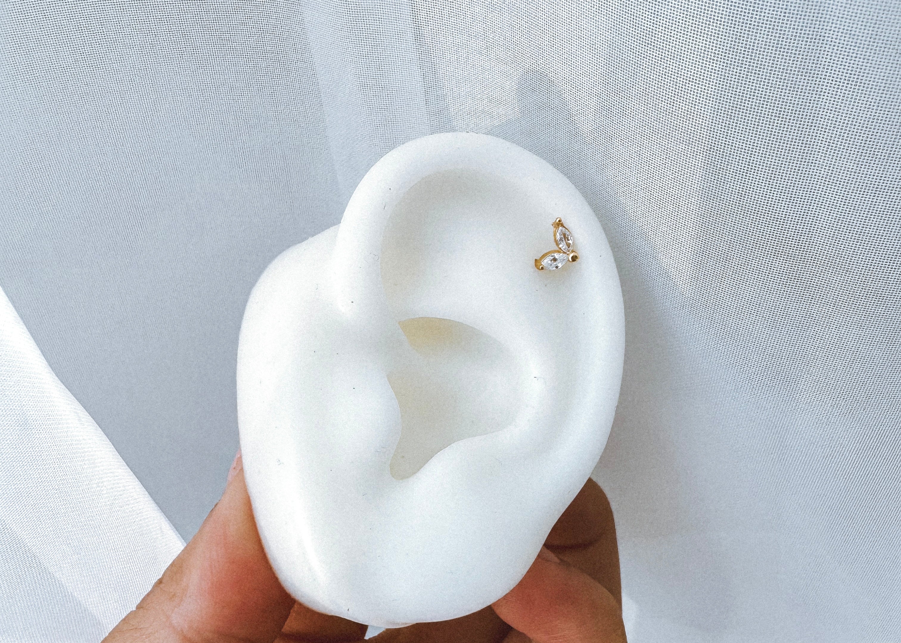 Gia - Waterproof Helix Stud