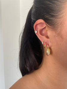 Layla - Lined Statement Hoops