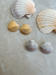 Ocean Seashell - Waterproof Statement Earrings