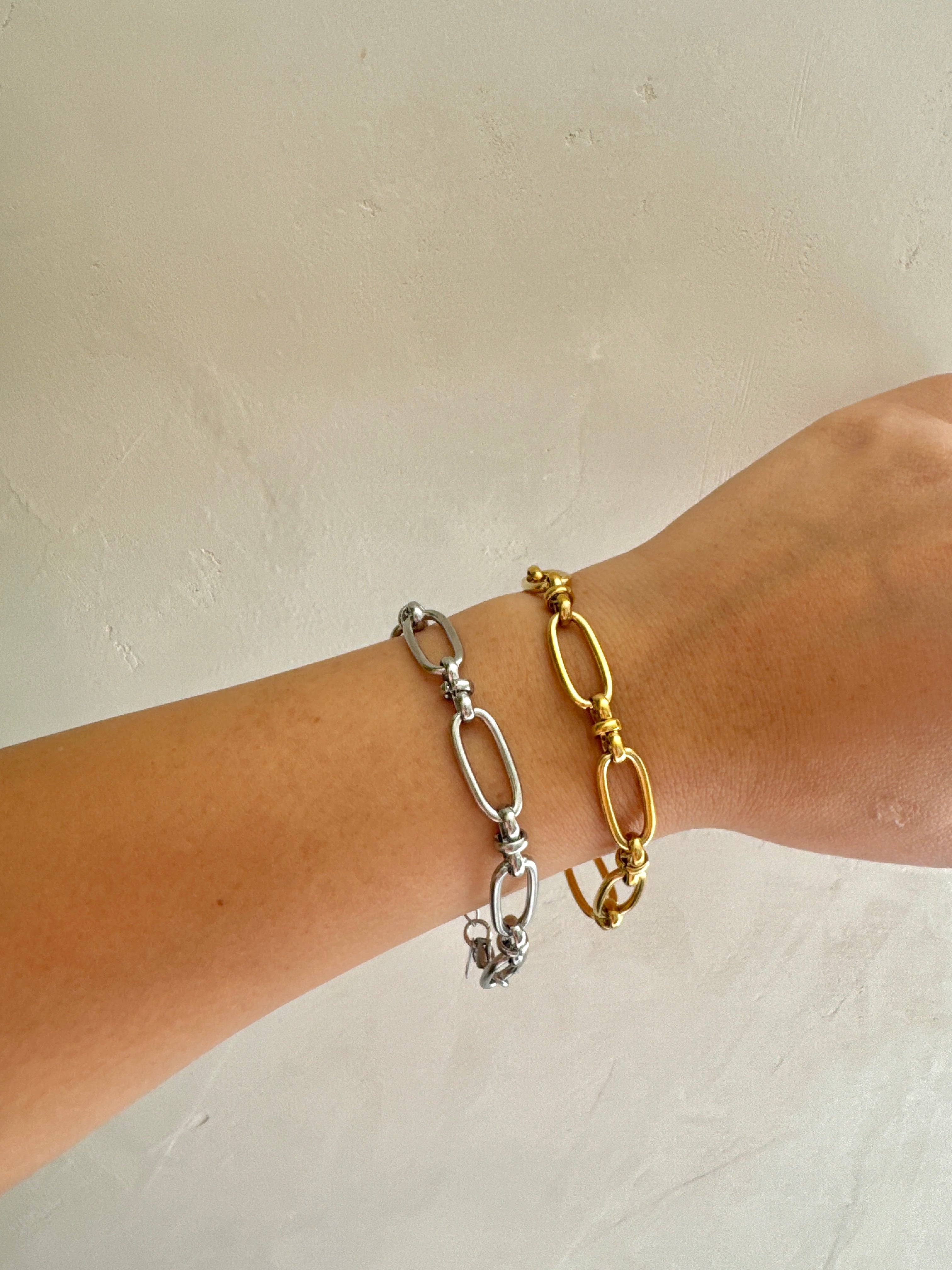 Faye - Waterproof Thick Chain Link Bracelet