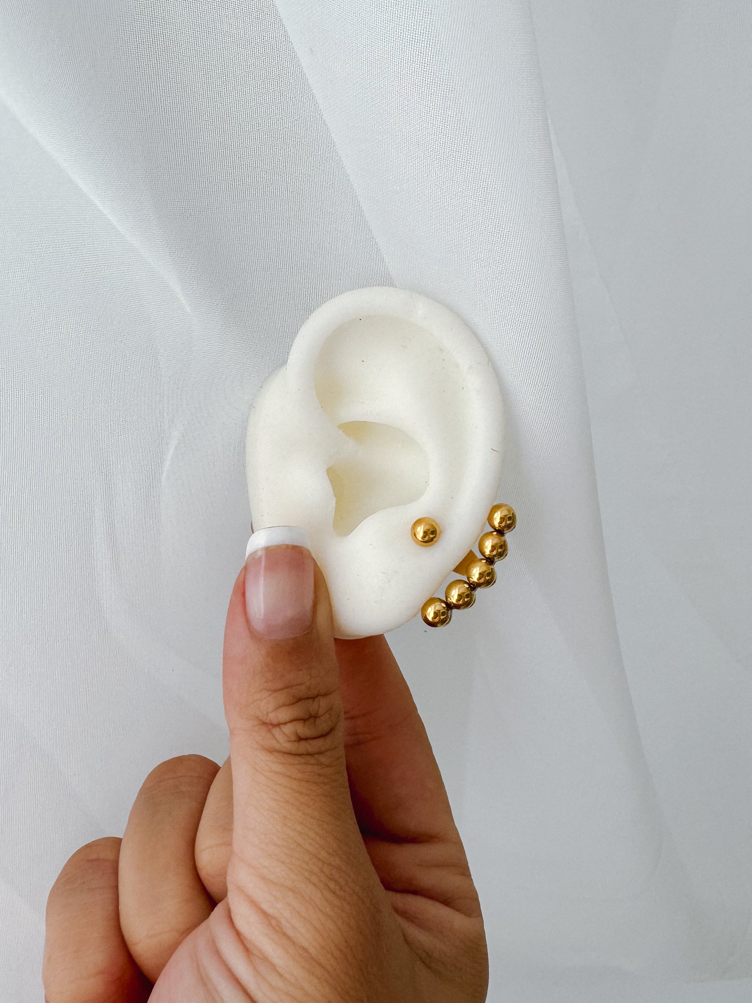 Rylie - Waterproof Curved Beaded Multiway Studs