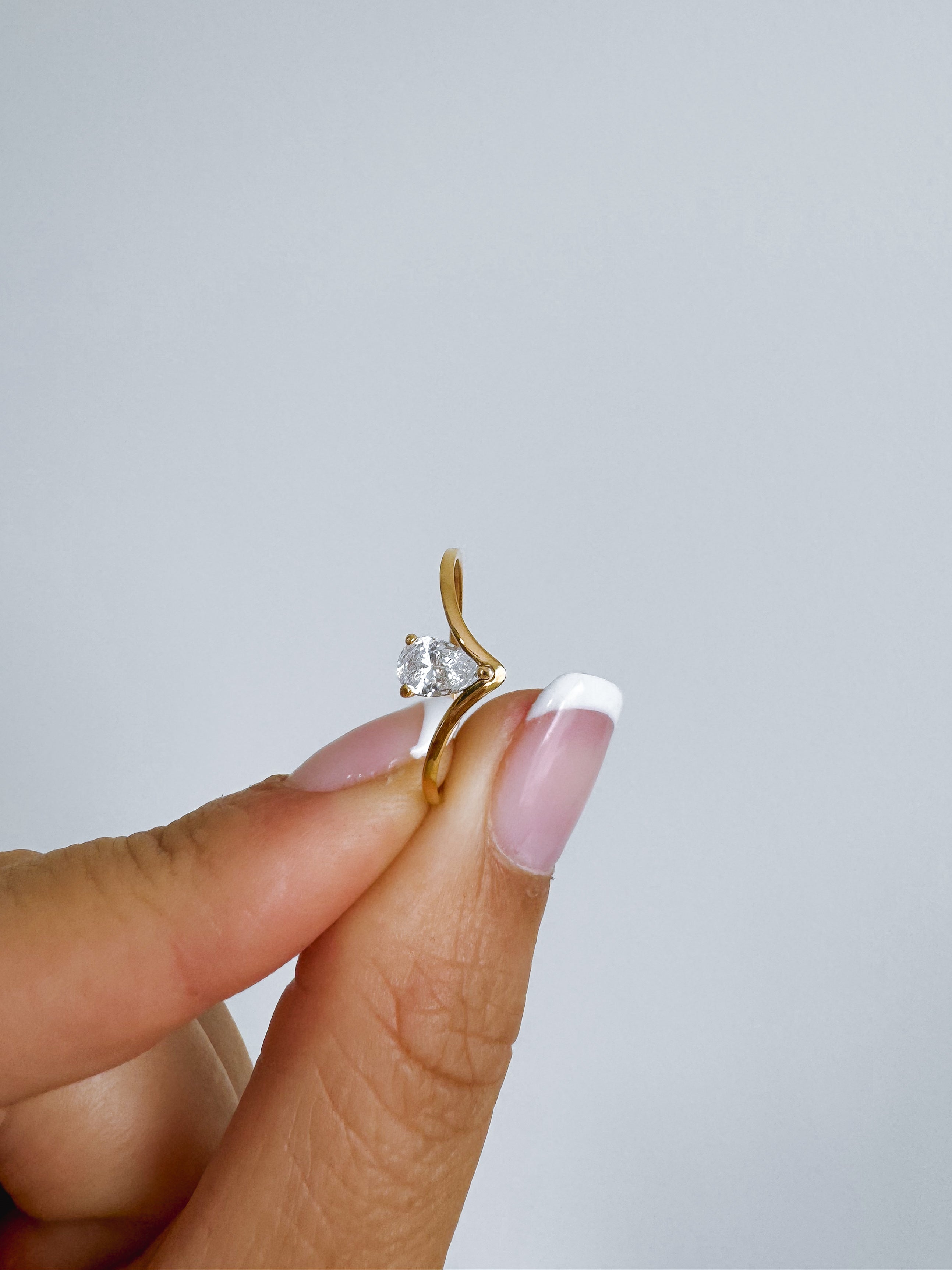 Claire - Waterproof Tear Drop Ring