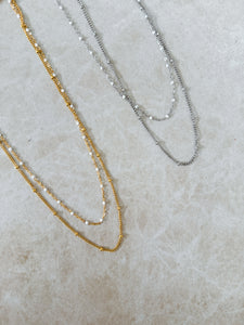 Lilian - Waterproof Double Layer Necklace Stack