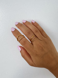 Abi - Waterproof Resizable Double Layer Ring