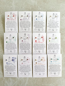 Birthstone Waterproof Earrings (Studs)