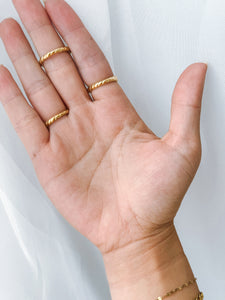 Lori - Waterproof Statement Croissant Ring