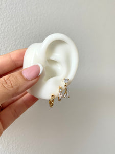 Demi - Dangle Stone Studs