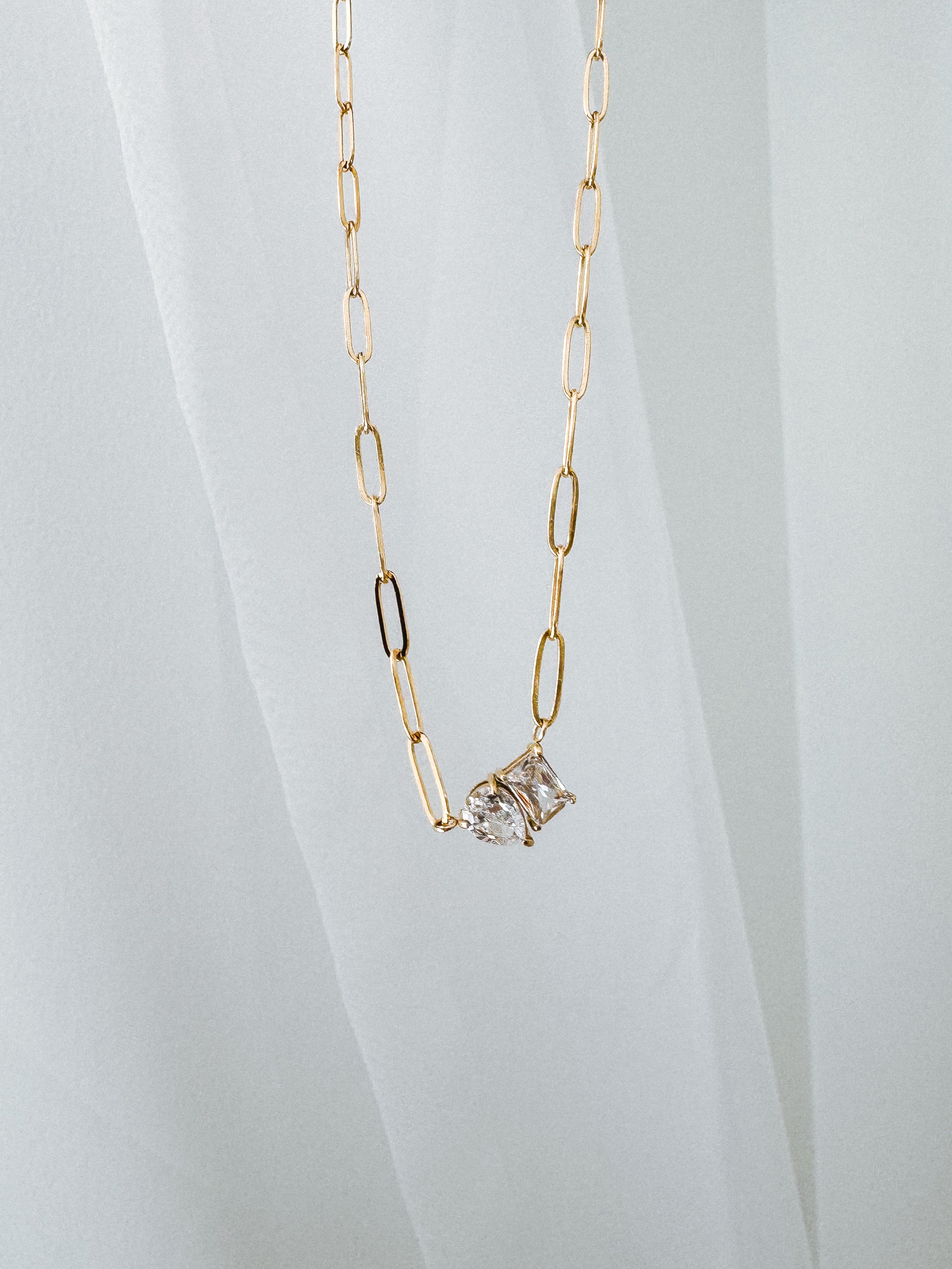 Francesca - Waterproof Double Stone Necklace