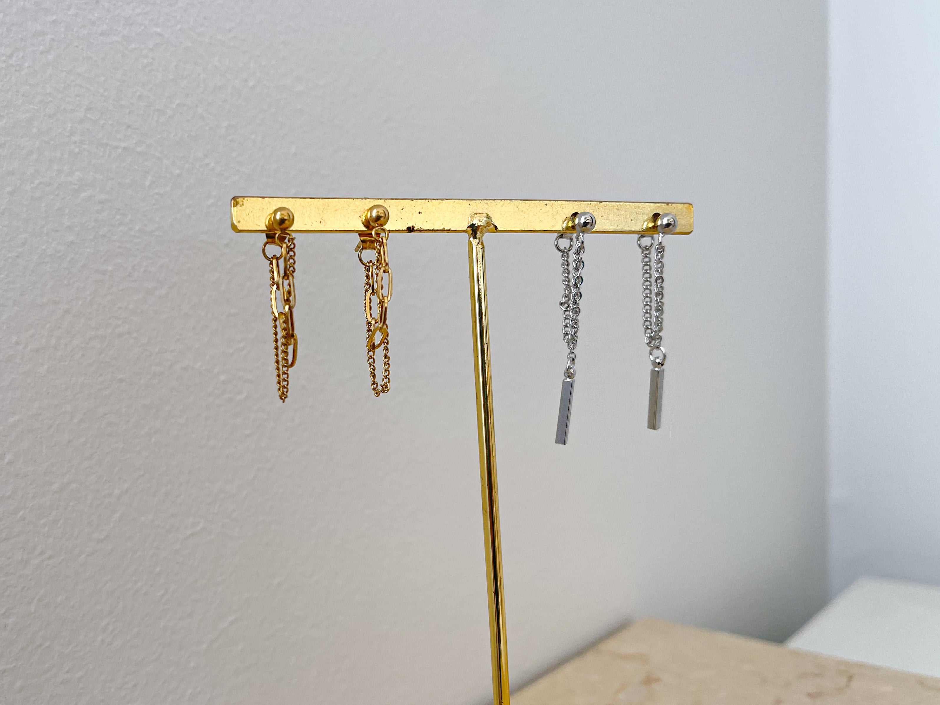 Ally - Waterproof Double Chained Studs