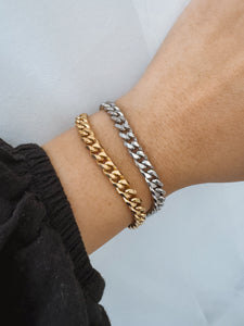 Alyssa - Waterproof Thick Cuban Chain Bracelet