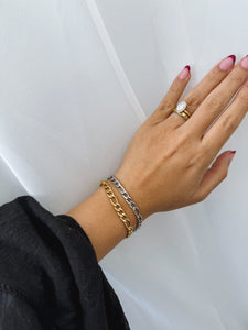 Caity - Waterproof Thick Figaro Chain Bracelet