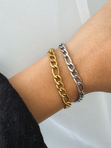 Caity - Waterproof Thick Figaro Chain Bracelet