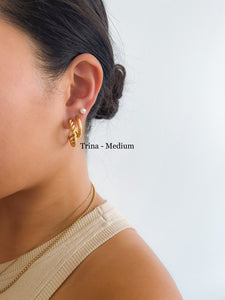 Trina - Waterproof Solid Everyday Hoops