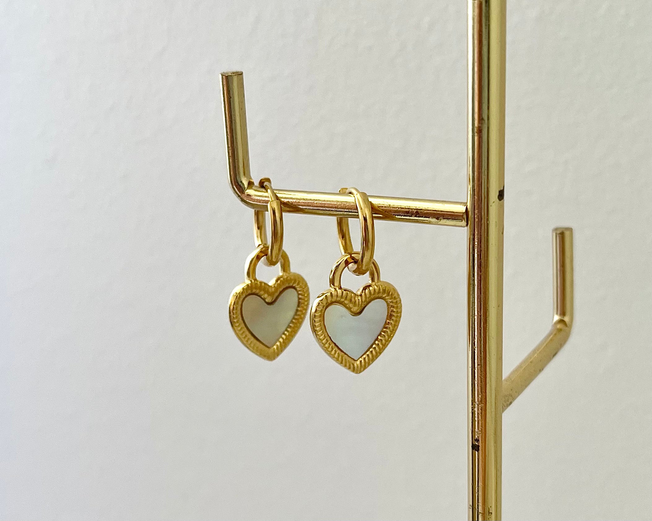 Leni - Waterproof Multiway and Reversible Heart Hoops