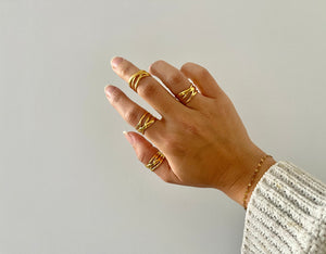 Anna - Waterproof Resizable Double Layer Ring