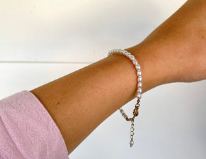 Paige - Waterproof Faux Pearl Bracelet