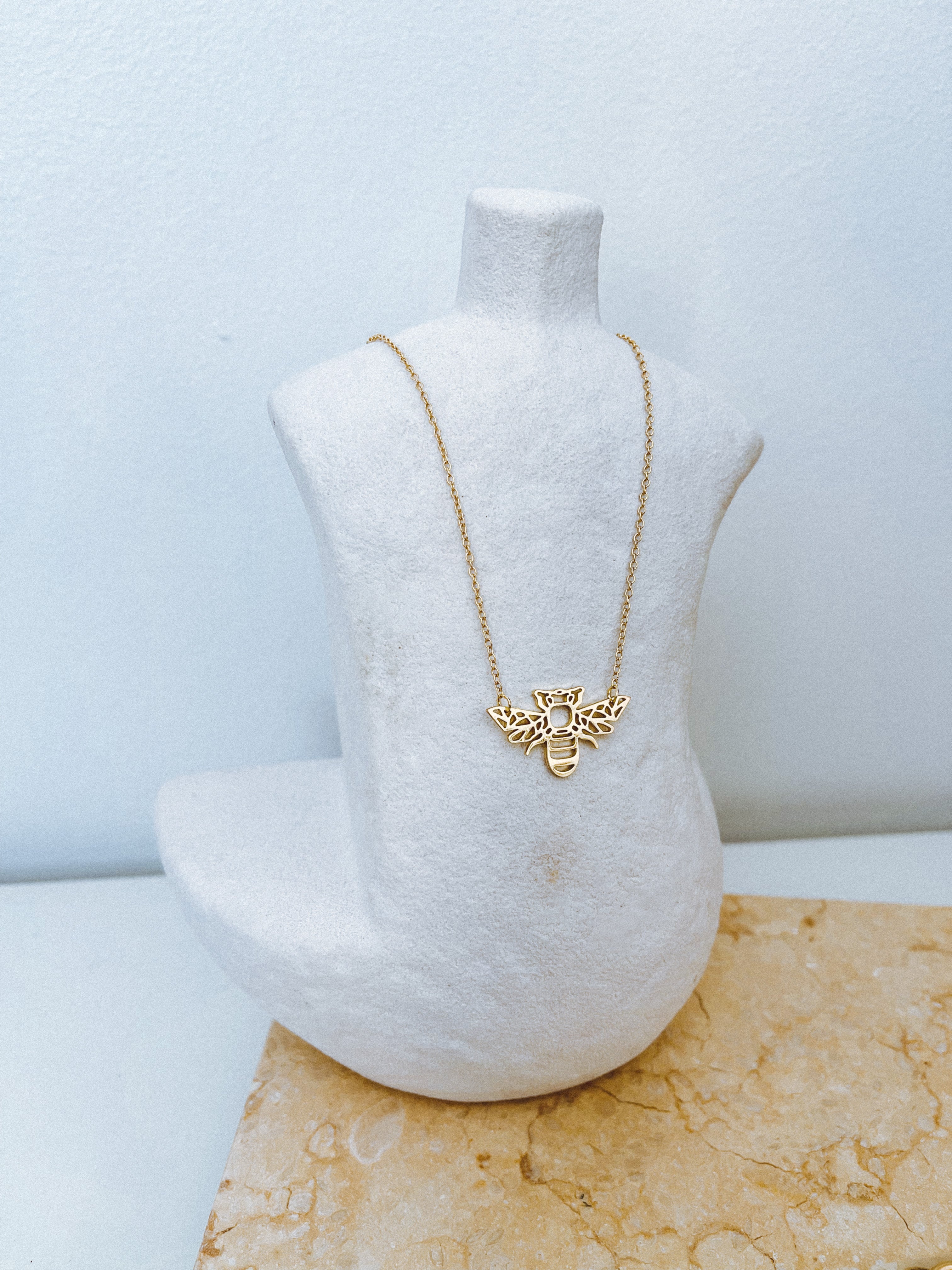 Bianca - Waterproof Native Bee Necklace