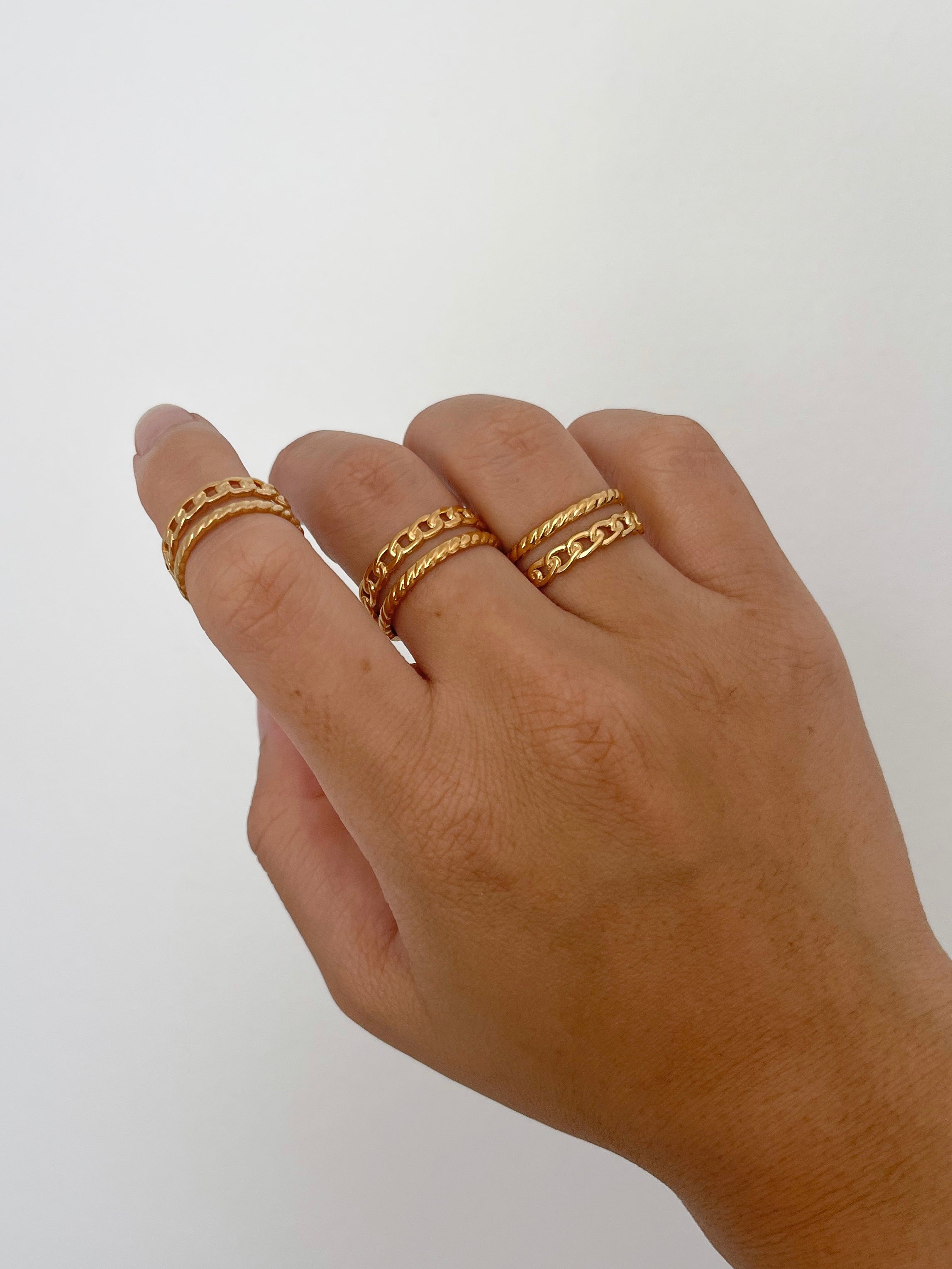 Mindy - Waterproof Resizable Double Layer Ring