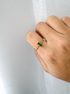 Karissa - Waterproof Rope and Stone Ring