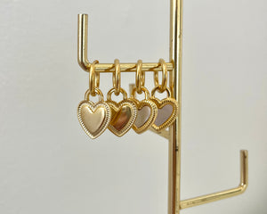 Leni - Waterproof Multiway and Reversible Heart Hoops