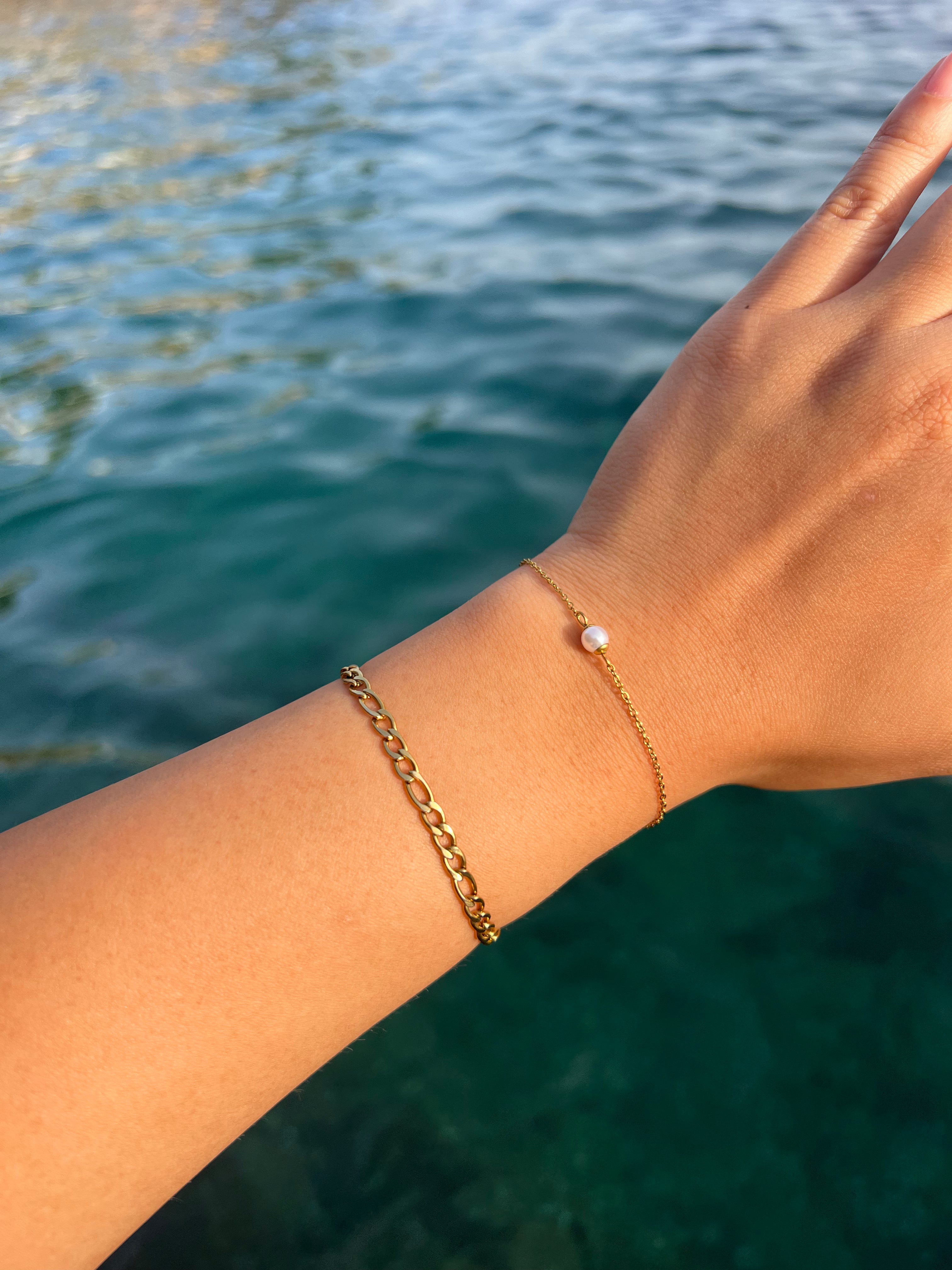 Annie - Waterproof Dainty Mini Pearl Bracelet