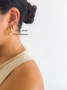 Trina - Waterproof Solid Everyday Hoops