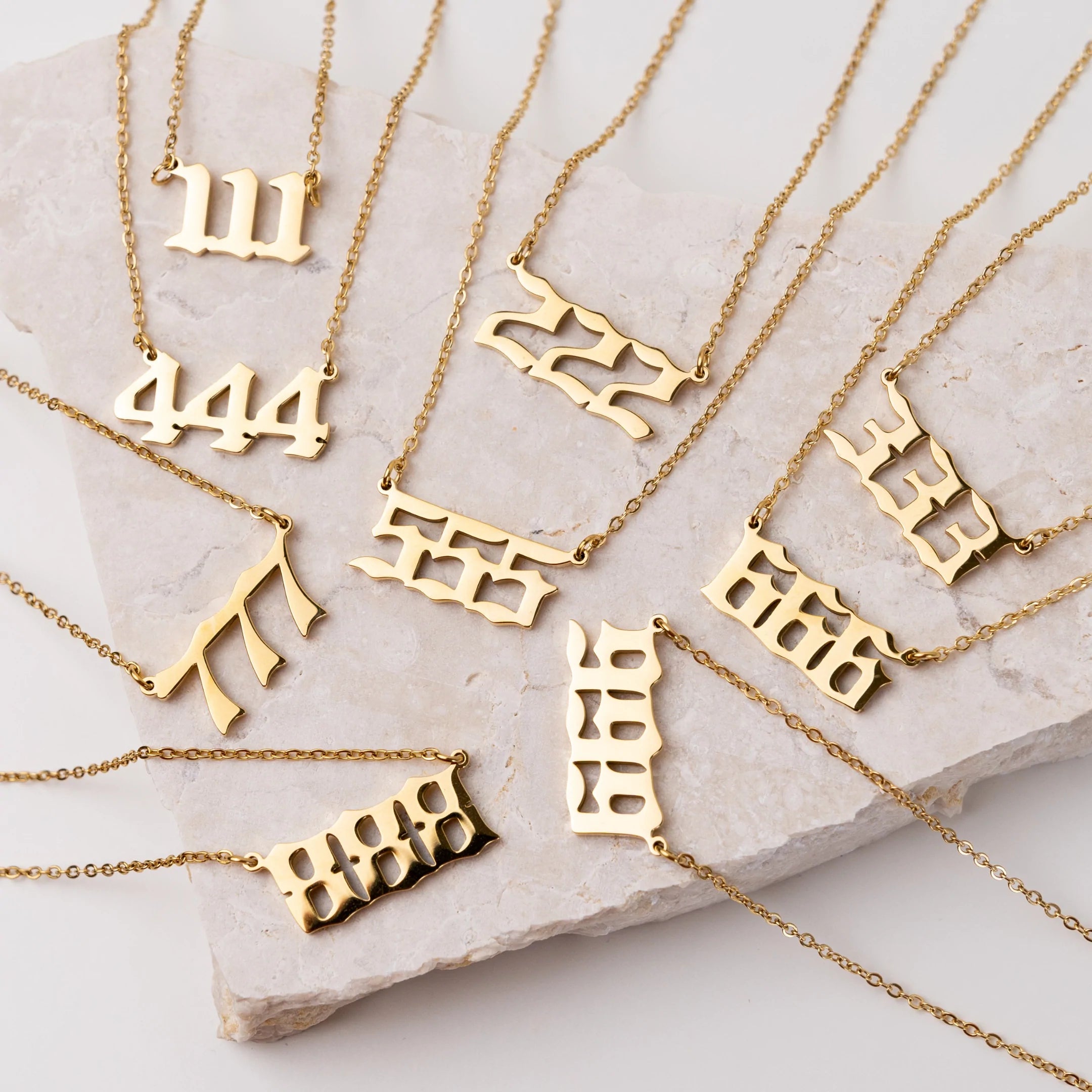 Angel Number Key Necklace