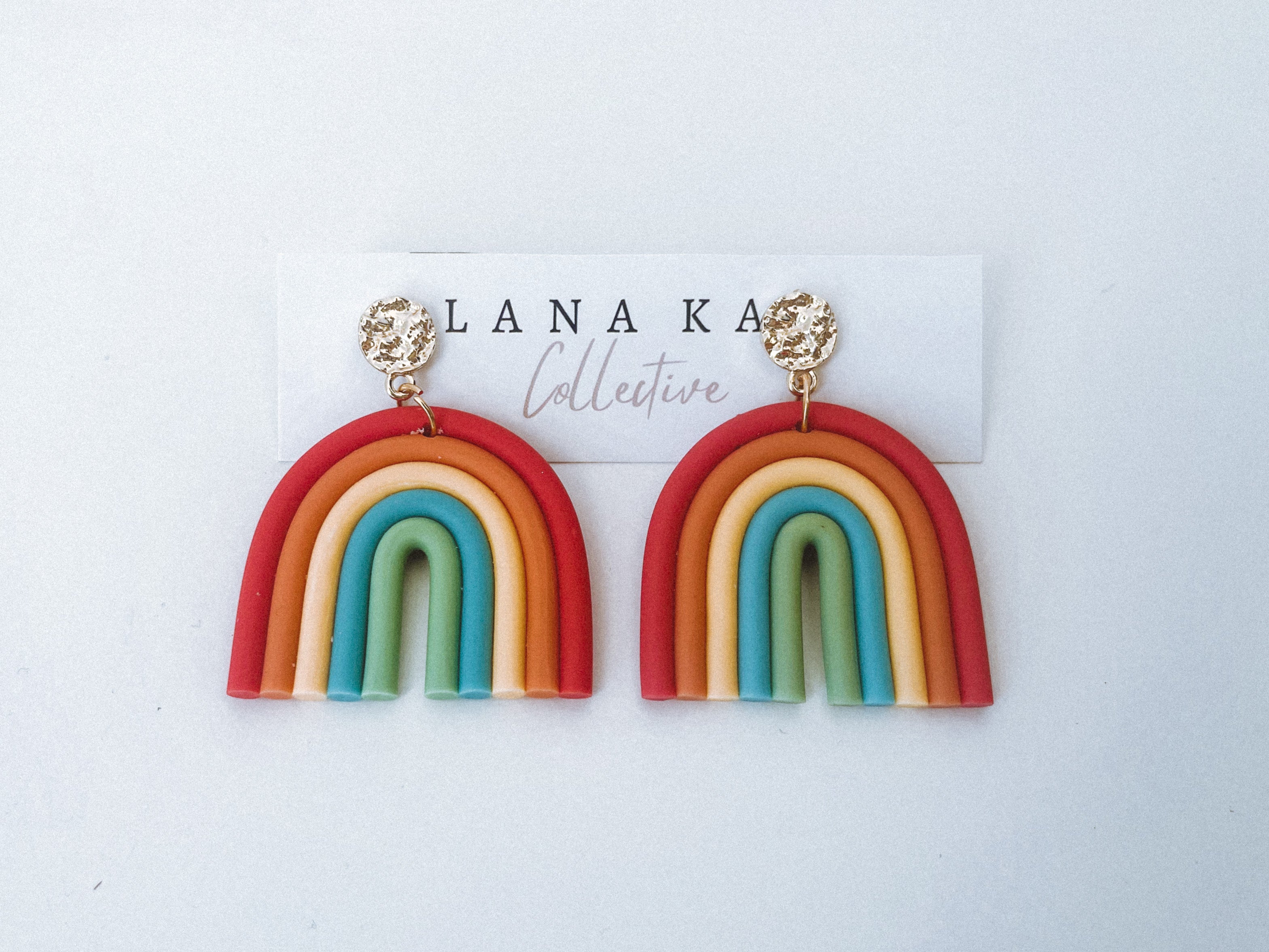 Myla - Rainbow Drop Earrings