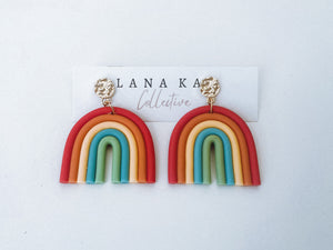 Myla - Rainbow Drop Earrings