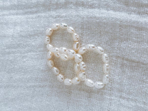 Frankie - Waterproof Beaded Pearl Ring