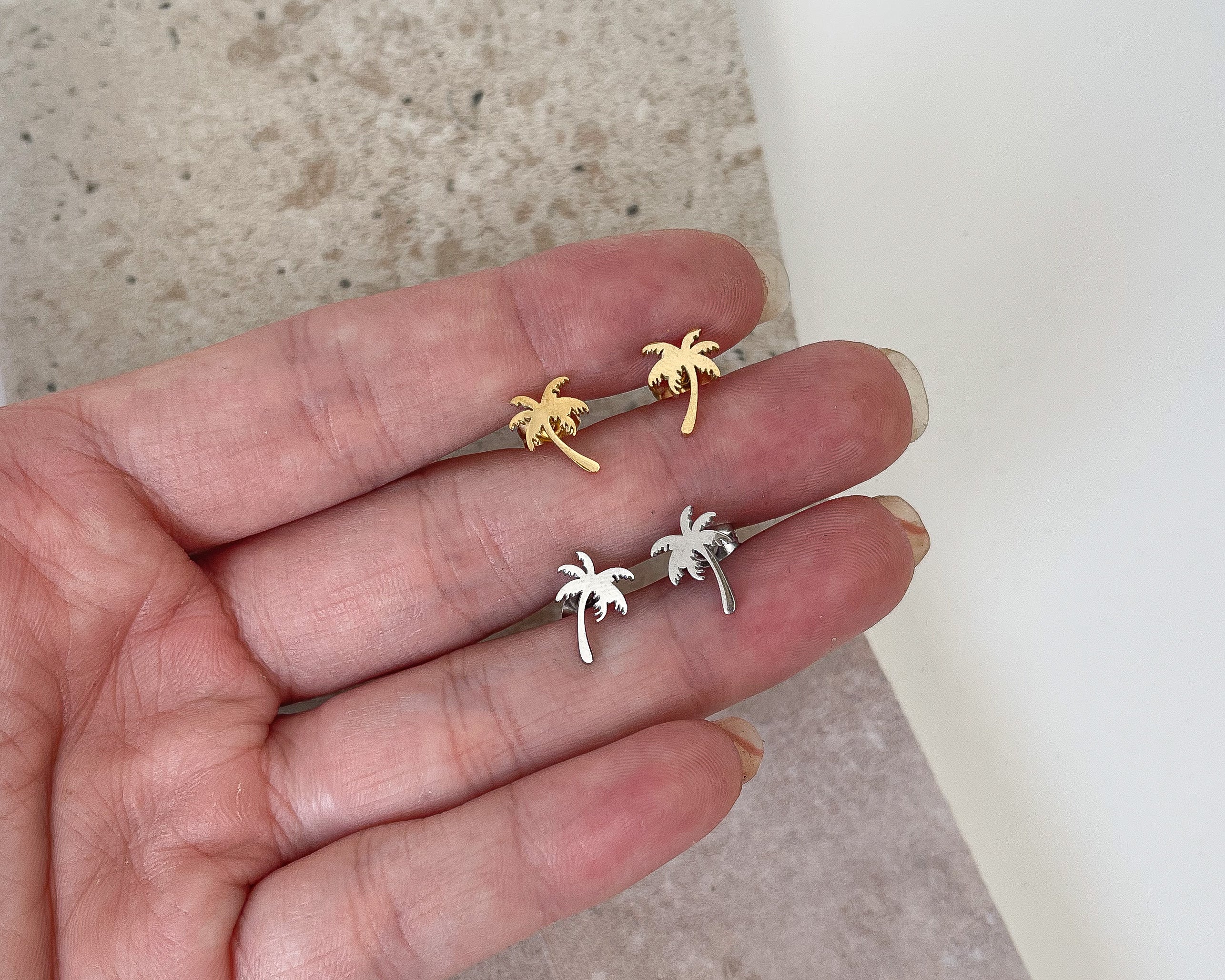 Palm Tree - Waterproof Studs