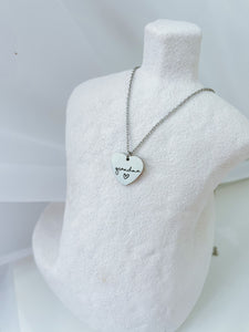 Grandma - Mother’s Day Heart Necklace